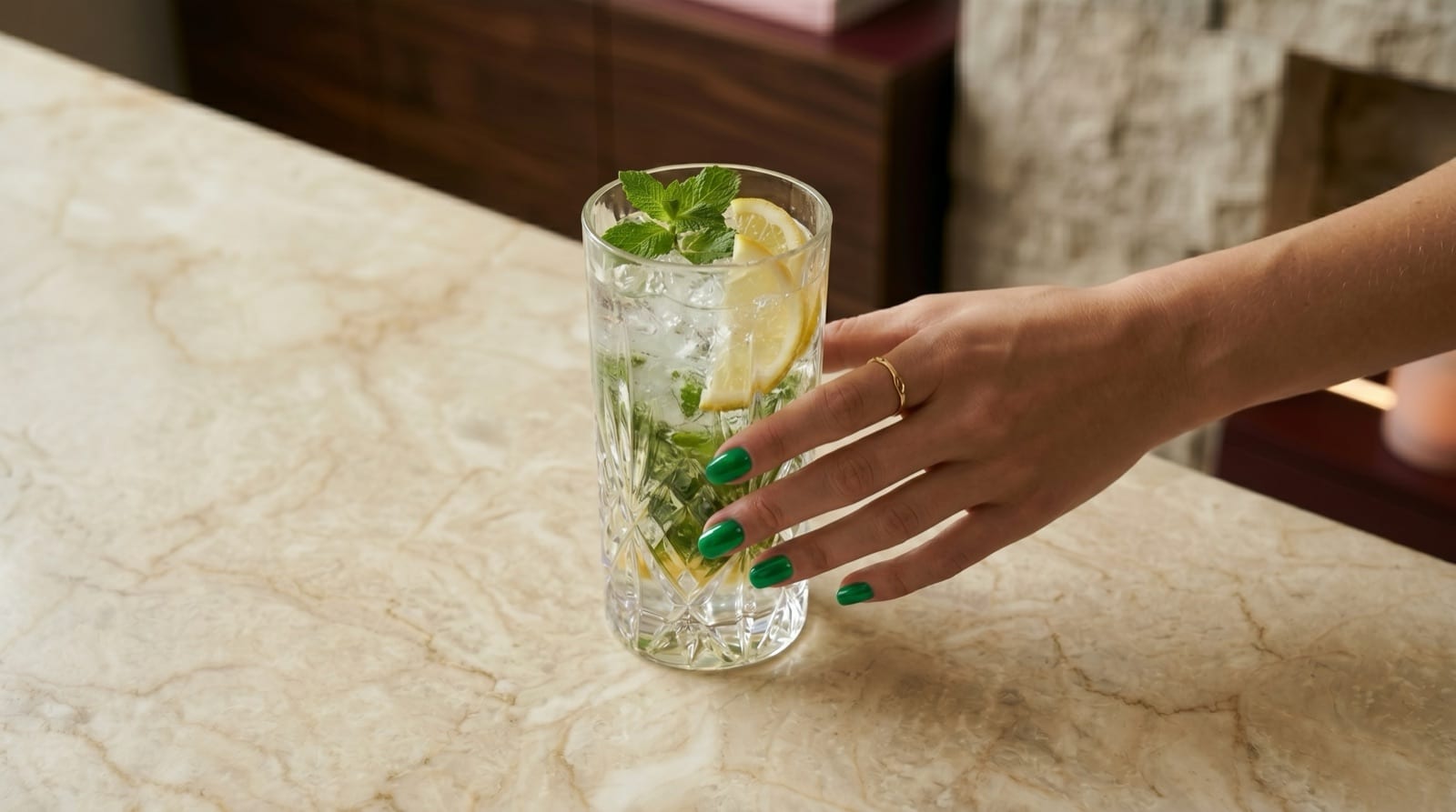 A refreshment at Rivea