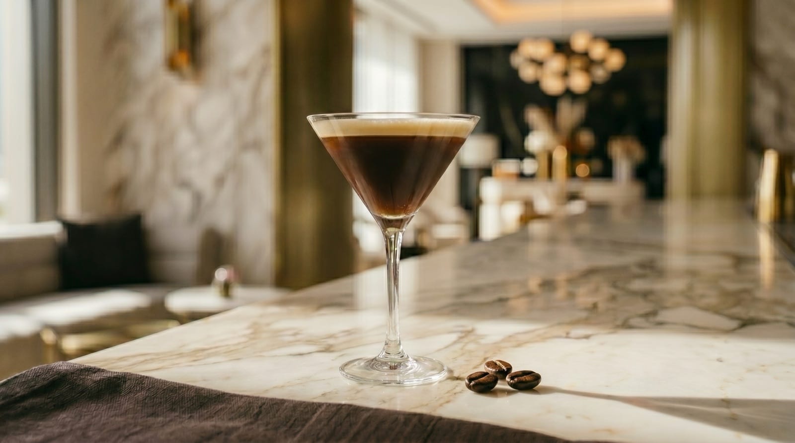 A cocktail served at Rivea